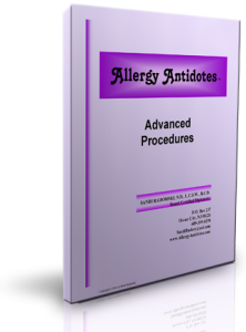 Allergy Antidotes Advanced Manual by Sandi Radomski