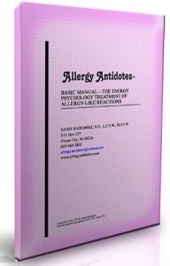 Allergy Antidotes Basic Manual by Sandi Radomski